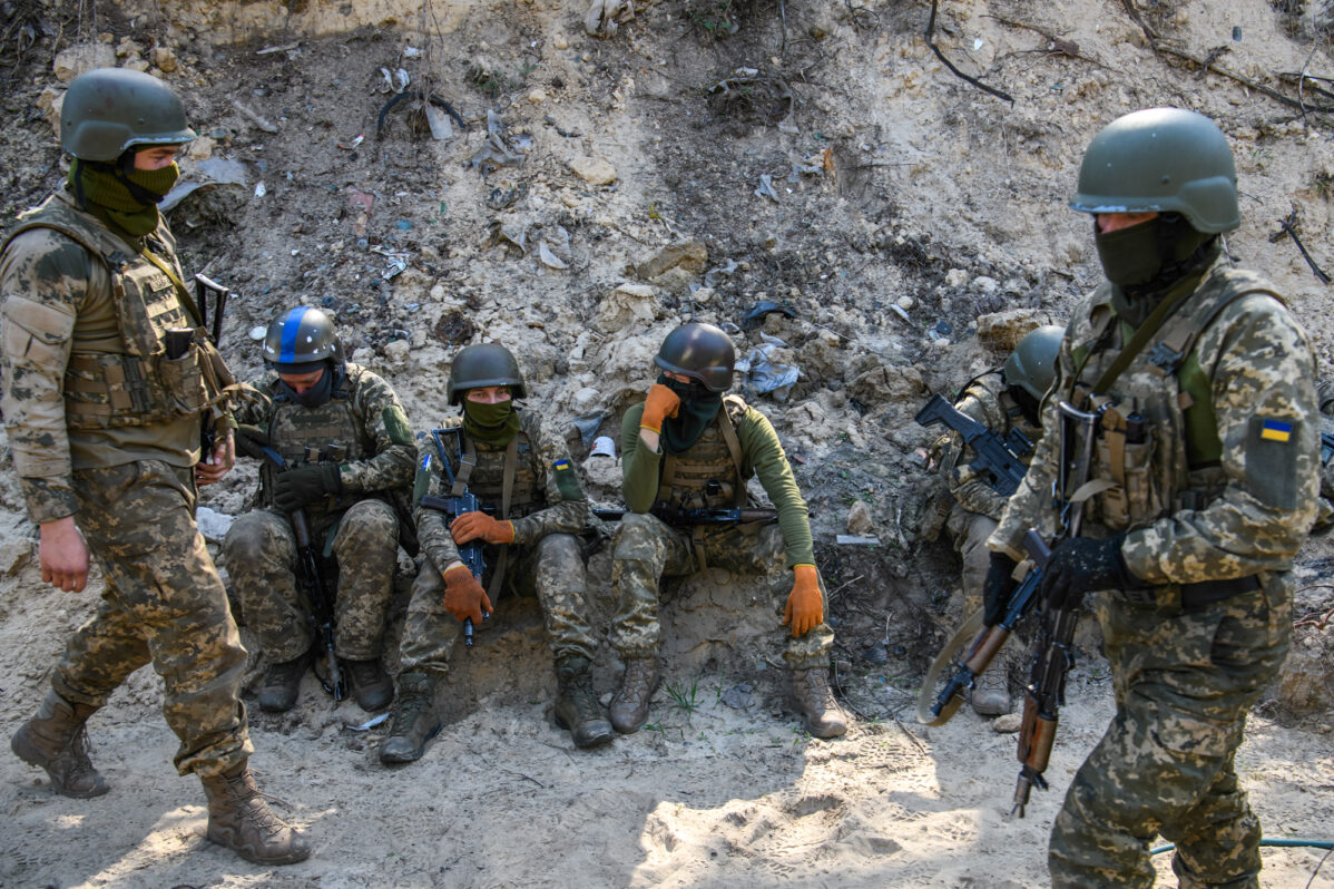 Военнослужащие Сибирского батальона Международного легиона Вооруженных сил Украины участвуют в&nbsp;военных учениях в&nbsp;Киевской области