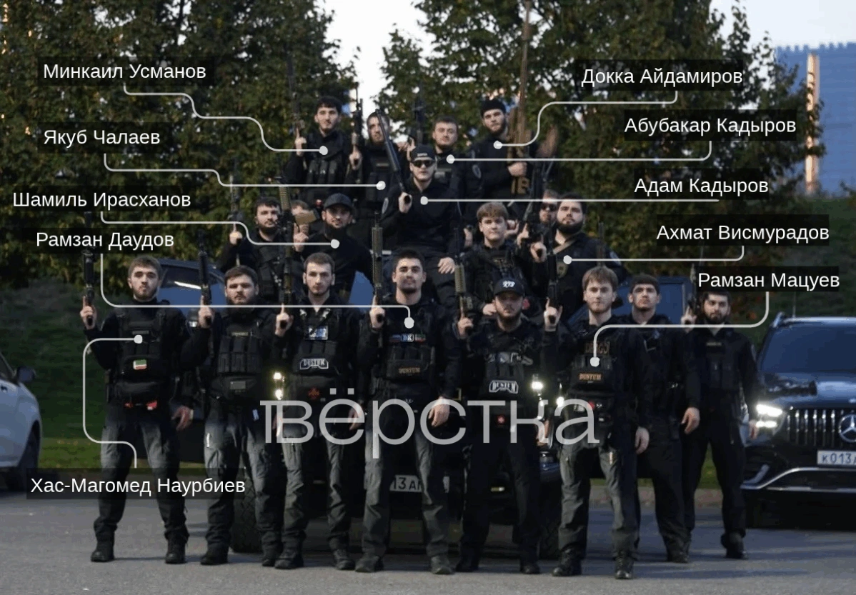 Адам Кадыров создал силовое «подразделение» под своим личным брендом «Команда К-13» из своих родственников